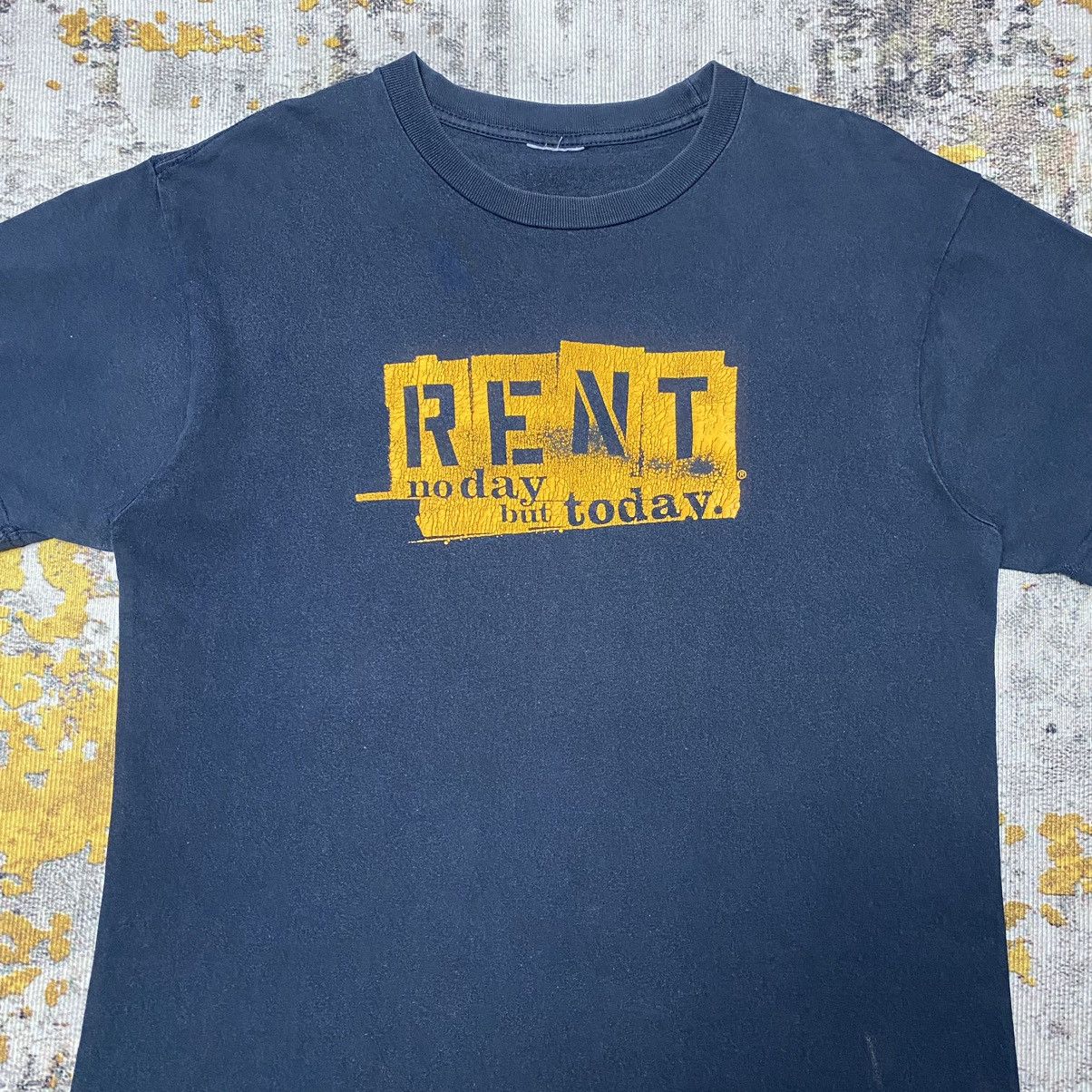 Vintage 💥Distressed💥Vintage Rent No Day But Today Musical Drama Tee Size US M / EU 48-50 / 2 - 6 Thumbnail
