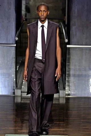 Raf Simons 2006 Sleeveless Shirt with Tears
