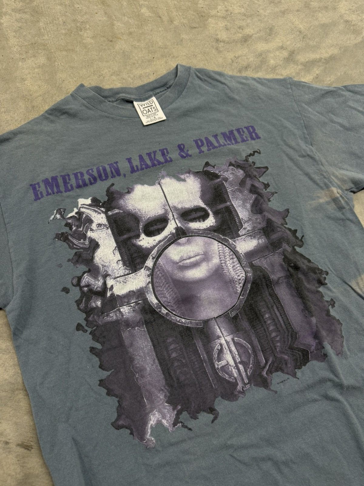 Vintage H.R. Giger Emerson, Lake & Palmer 1996 World Tour T-Shirt Size US L / EU 52-54 / 3 - 3 Thumbnail