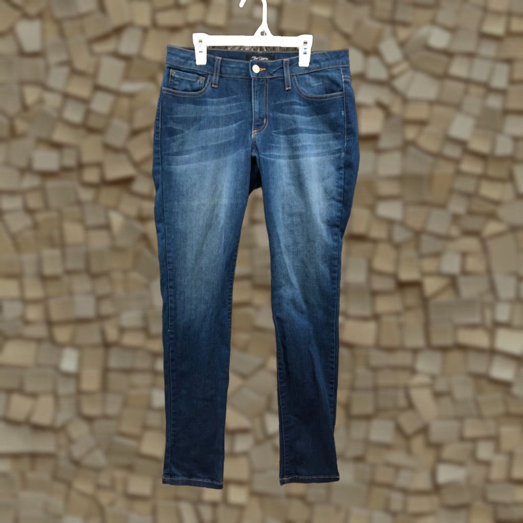 Denime Four Seasons Jeans Womens Size 29 Dark Wash Blue Denim Skinny Size 29" - 1 Thumbnail