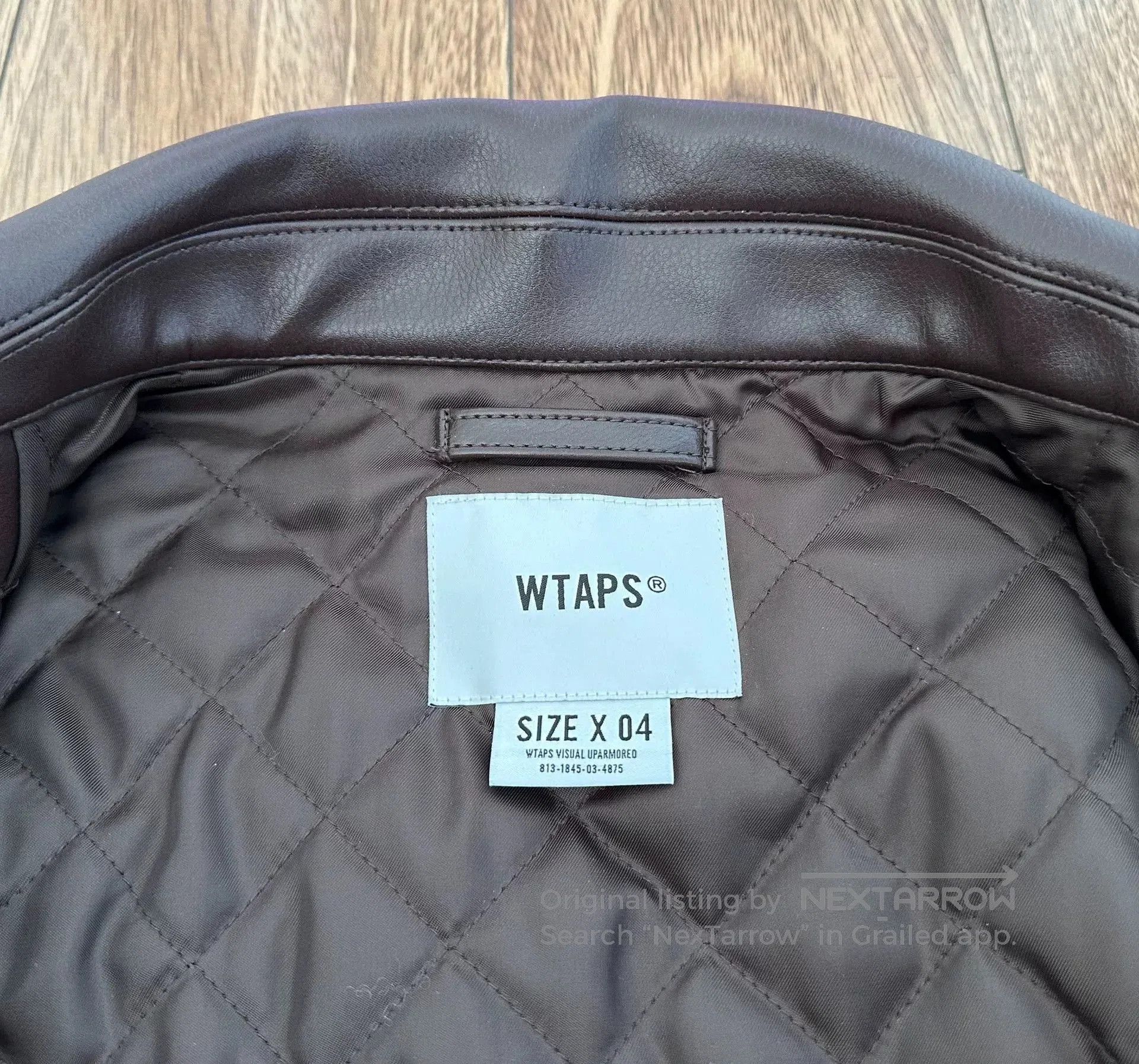 Wtaps WTAPS JFW-01 Synthetic Leather Jacket. Size US XL / EU 56 / 4 - 4 Thumbnail