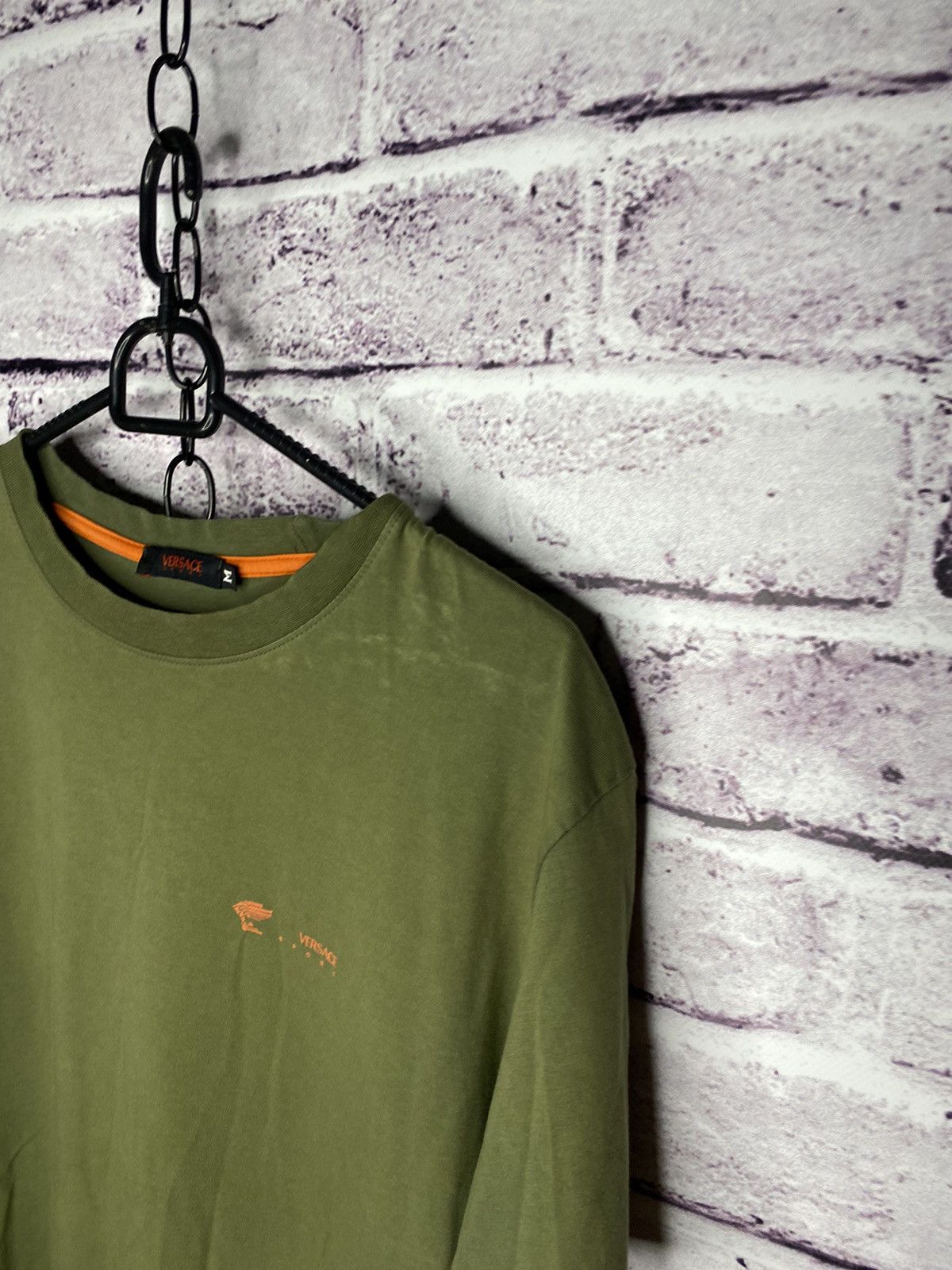 Versace × Vintage Men's small logo Versace sport T-Shirt luxury STREETWEAR Size US M / EU 48-50 / 2 - 3 Thumbnail