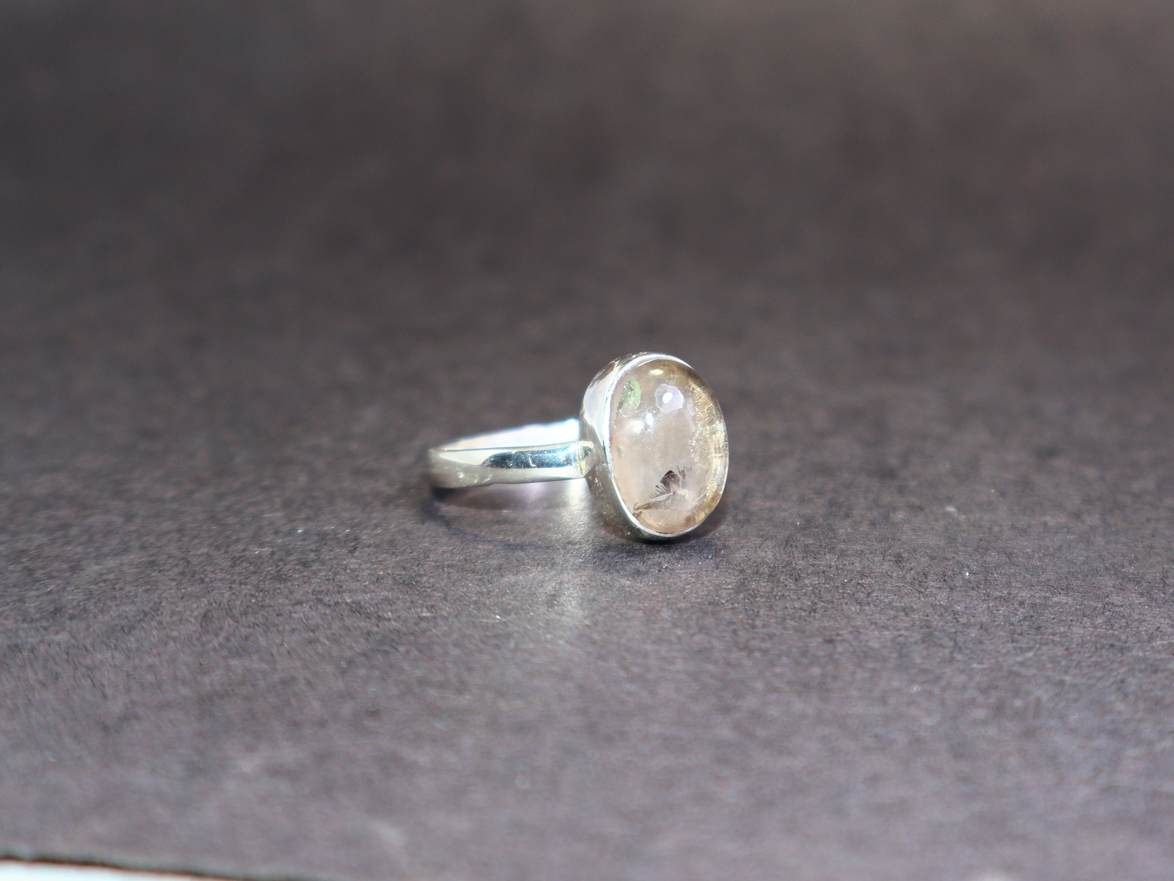 Handmade Smoky Quartz Ring, 925 Sterling Silver, Handmade Women Ring, Size ONE SIZE - 4 Thumbnail