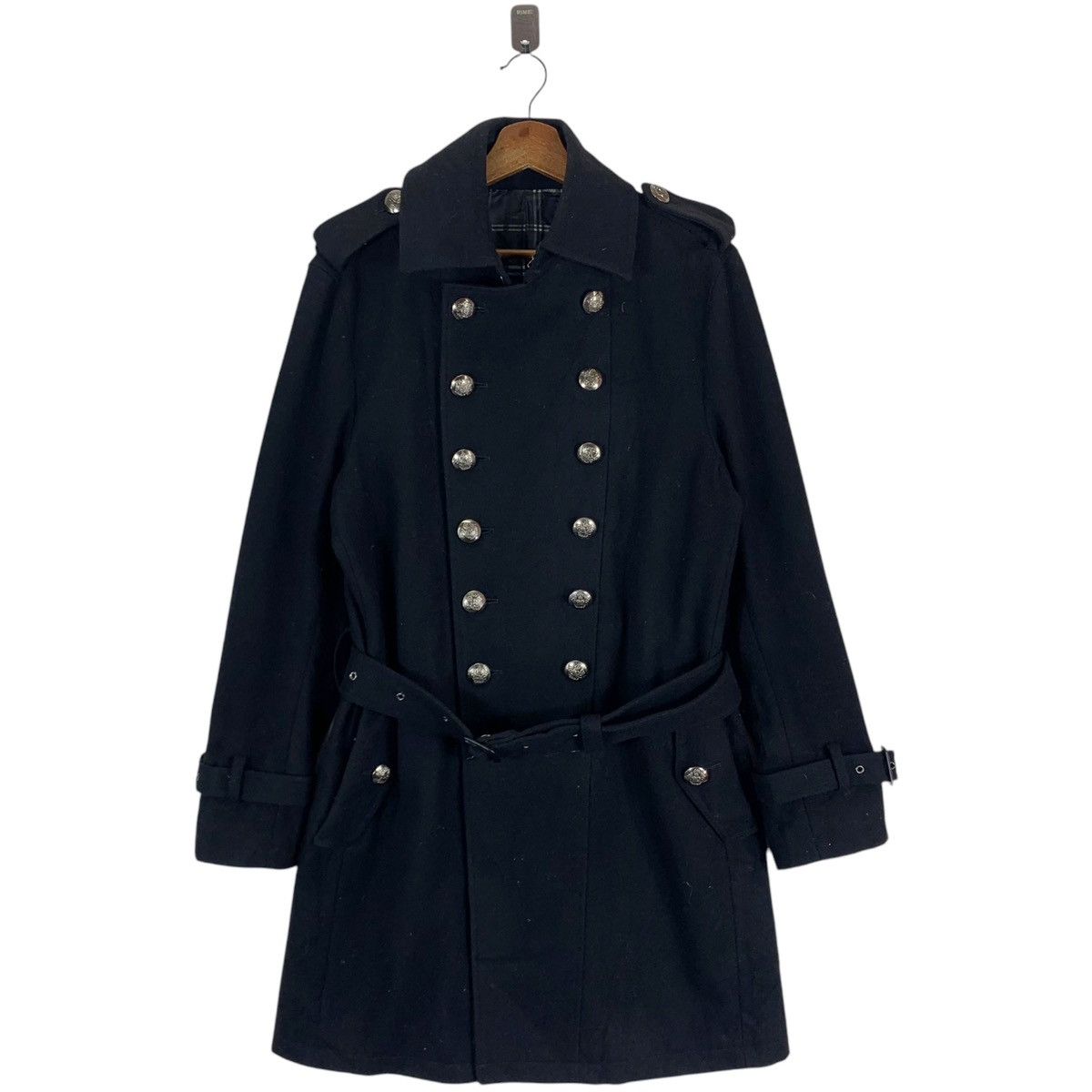 Japanese Brand × Yoshiyuki Konishi VINTAGE FICCE COLLEZIONE BY YOSHIYUKI KONISHI OVERCOAT Size US L / EU 52-54 / 3 - 10 Thumbnail