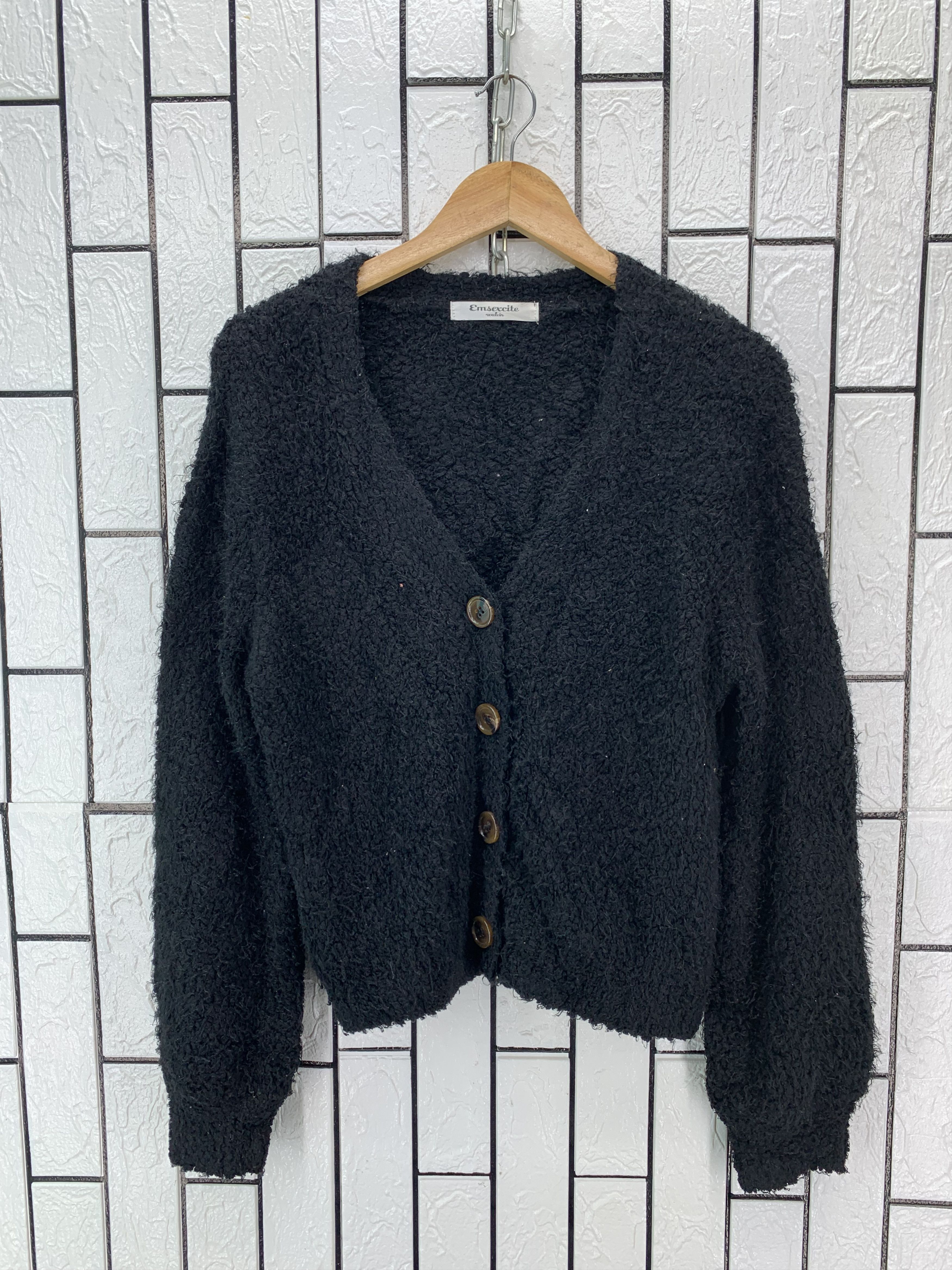 Japanese Brand Mohair fleece cardigan Size US M / EU 48-50 / 2 - 1 Thumbnail