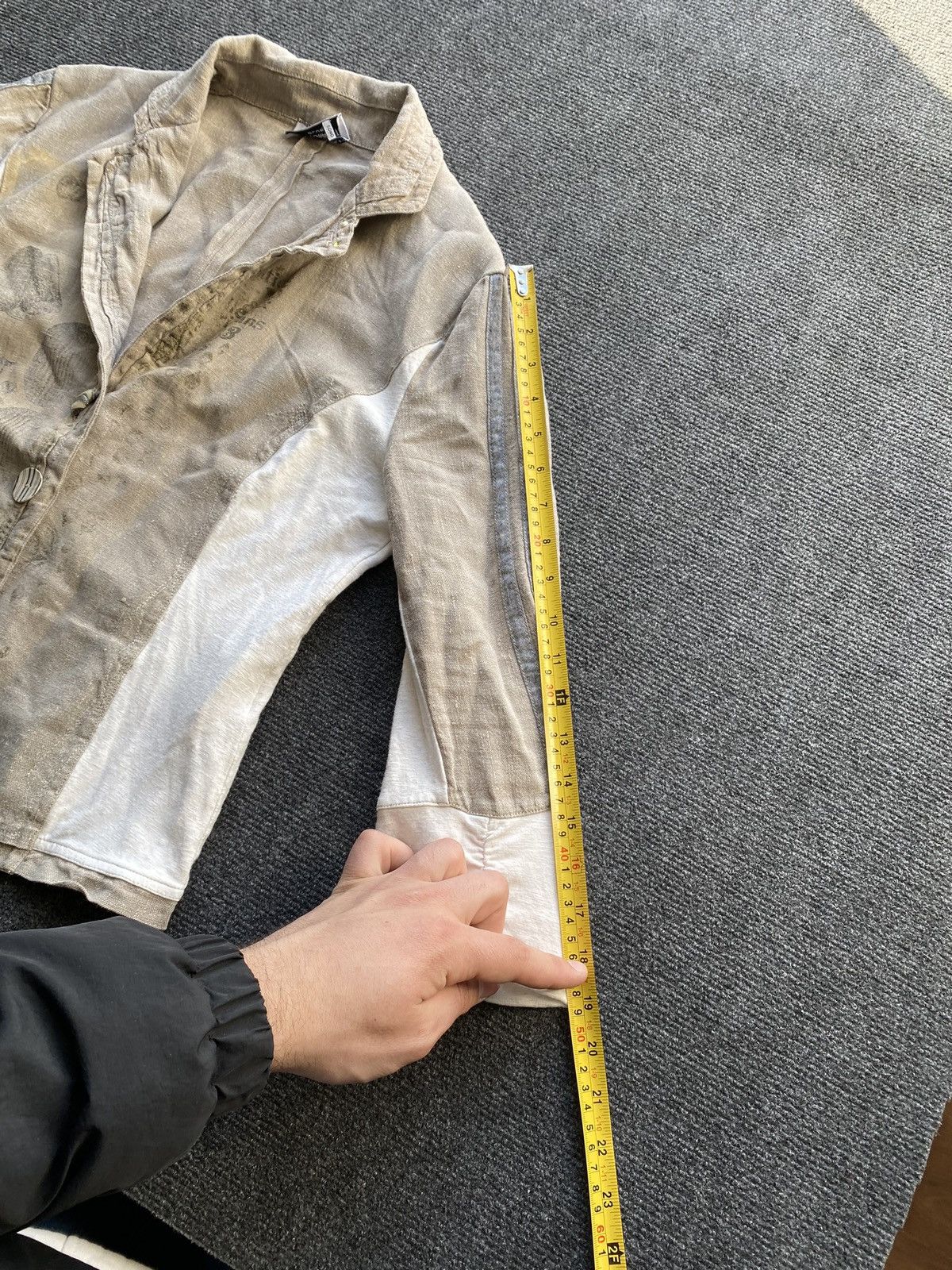 Elisa Cavaletti 🔥Elisa Cavaletii Beige designer blazer m rare linen Size M / US 6-8 / IT 42-44 - 9 Thumbnail