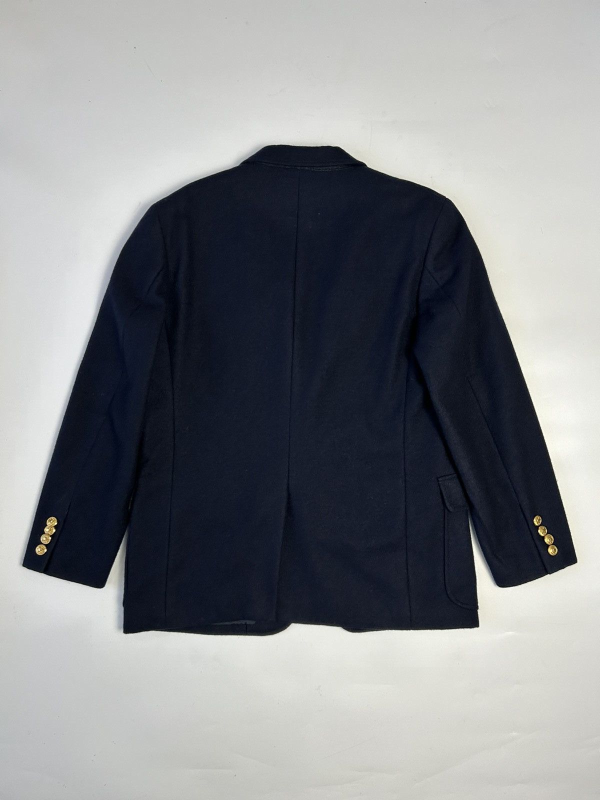 Polo Ralph Lauren × RRL Ralph Lauren × Ralph Lauren RALPH LAUREN NAVY SINGLE BREAST BLAZER Size 36R - 3 Thumbnail