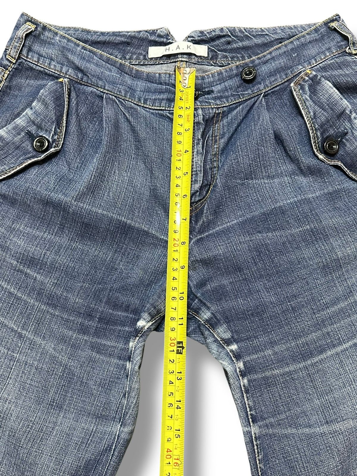 Japanese Brand H.A.K Japan Baggy Jeans With Loose Style and Faded Wash Size US 32 / EU 48 - 14 Thumbnail