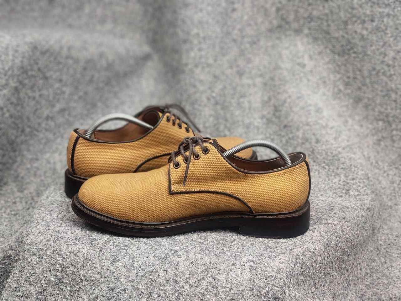 YMC You Must Create Design YMS Lace-up Canvas derby Brogue Shoes Size US 9 / EU 42 - 12 Thumbnail