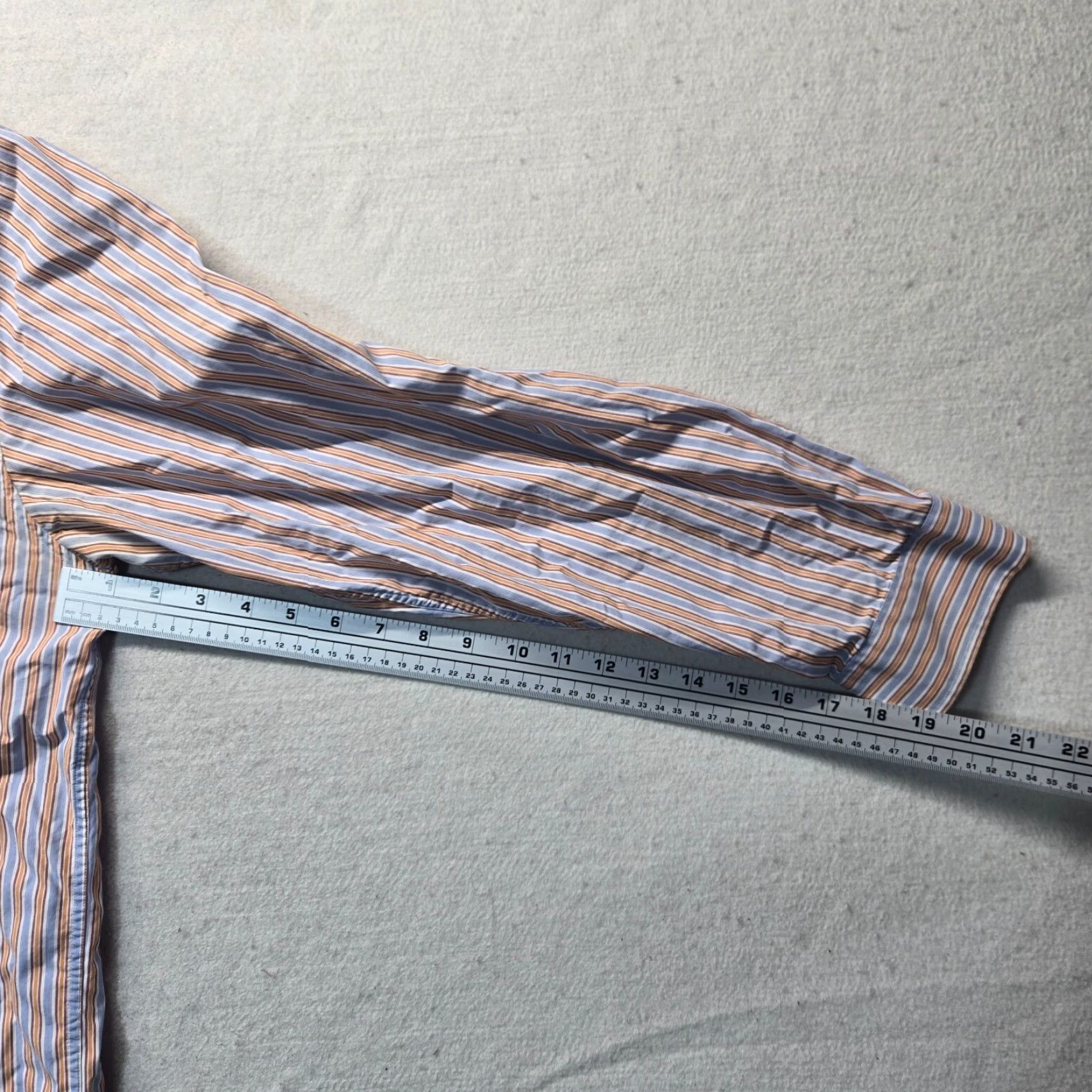 Hudson North Hudson Shirt Striped Long Sleeve Button Up Mens XLT Tall Multicolor 80s/90s Size US XL / EU 56 / 4 - 5 Thumbnail
