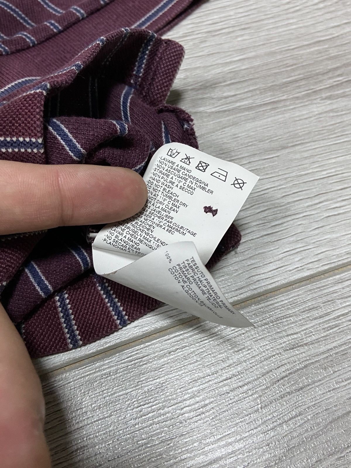 Vivienne Westwood Vivienne Westwood vintage small orb polo striped Size US L / EU 52-54 / 3 - 8 Thumbnail