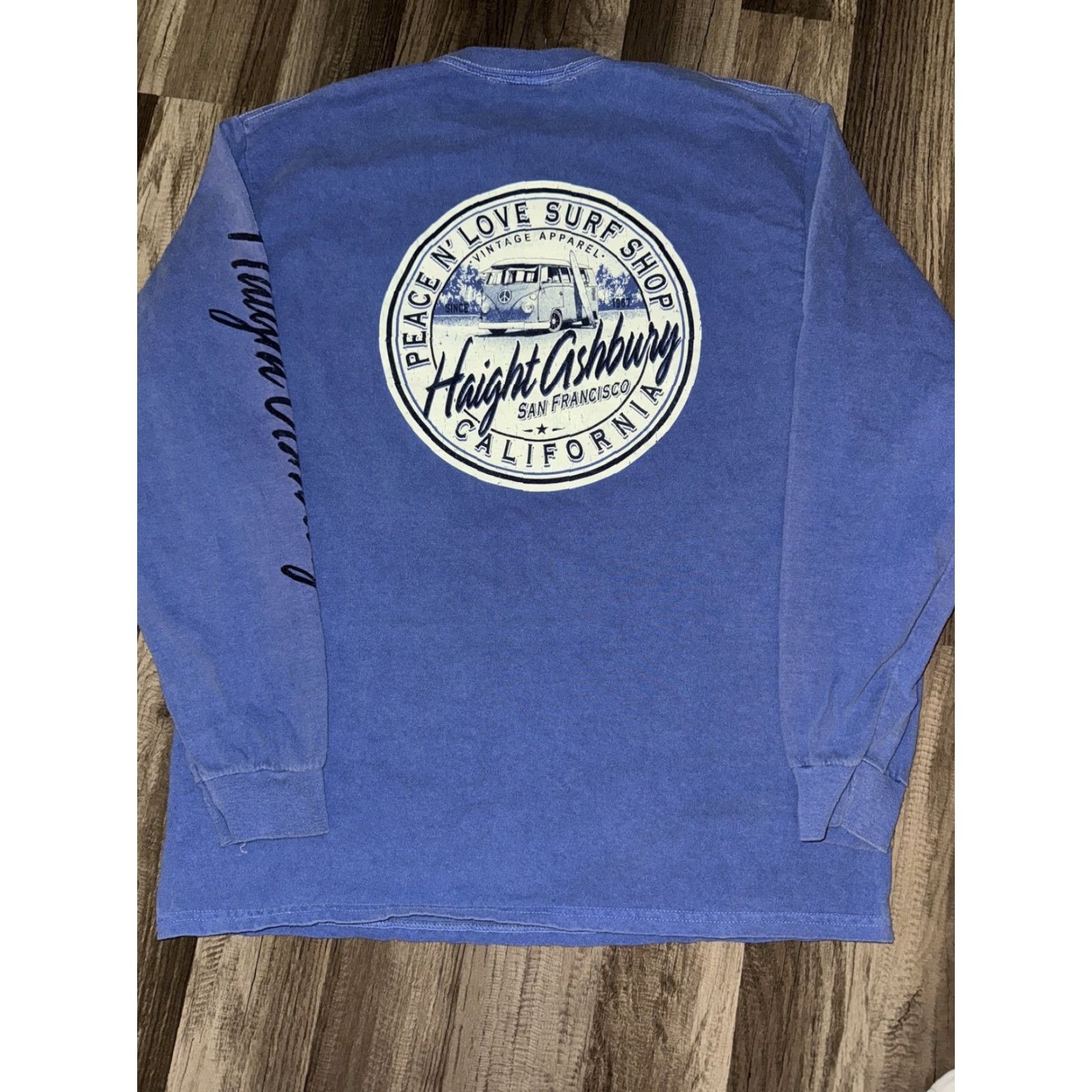 Vintage VINTAGE California Surfer Long Sleeve Shirt Blue L Mens 20x27 USA California Surf Shirt Size US L / EU 52-54 / 3 - 6 Thumbnail