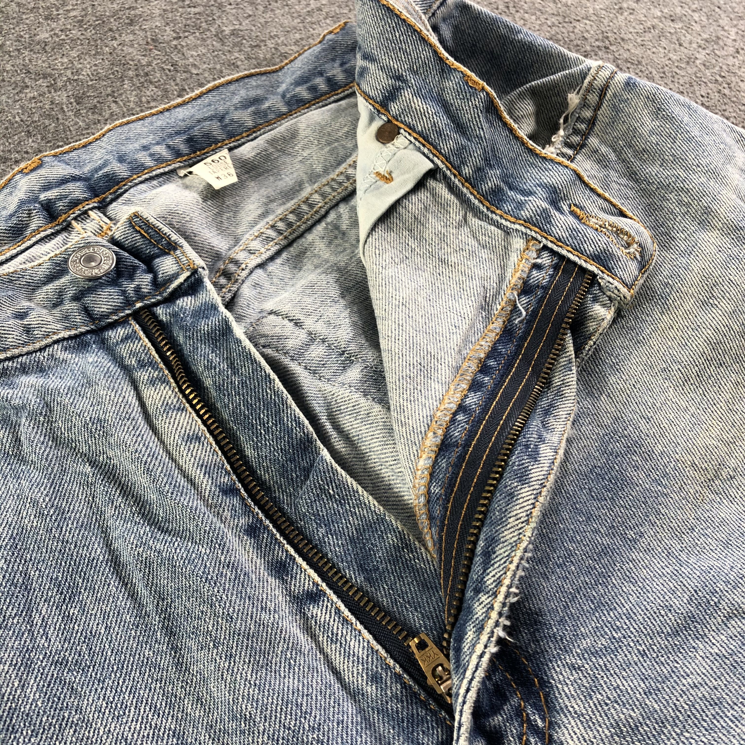 Levi's 90s Vintage Levis 560 Jeans-J3271 Size US 36 / EU 52 - 9 Thumbnail