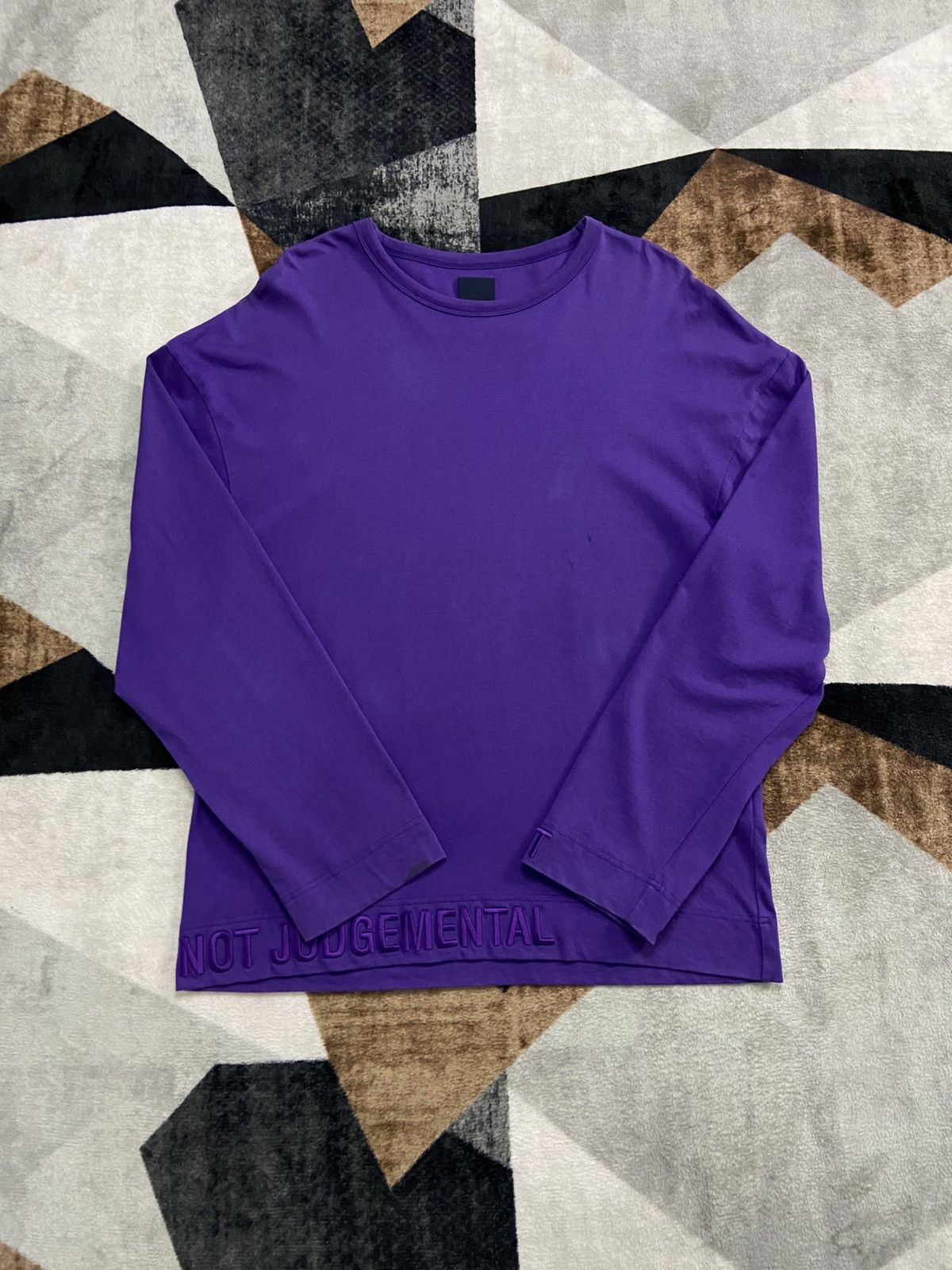 Juun.J Juun.J Not Judgemental Oversize Longsleeve Embroidered Size US L / EU 52-54 / 3 - 3 Thumbnail