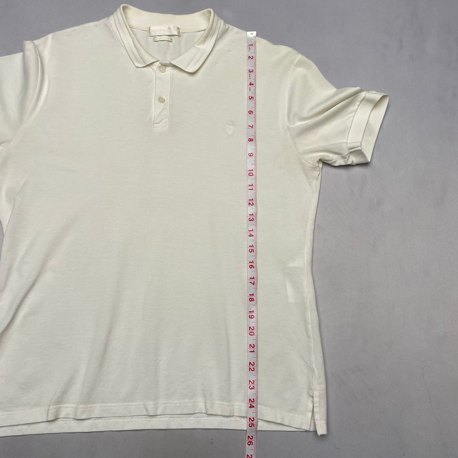 Alexander McQueen Alexander McQueen Skull Pique Poli Shirt Large Quiet Luxury Size US L / EU 52-54 / 3 - 6 Thumbnail