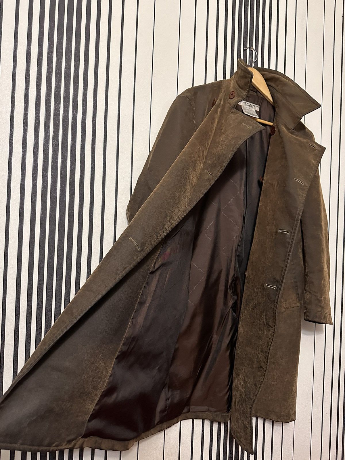 Vintage 1990’s Katharine Hamnett Vintage “Iridescent” Coat/Jacket Size US L / EU 52-54 / 3 - 9 Thumbnail