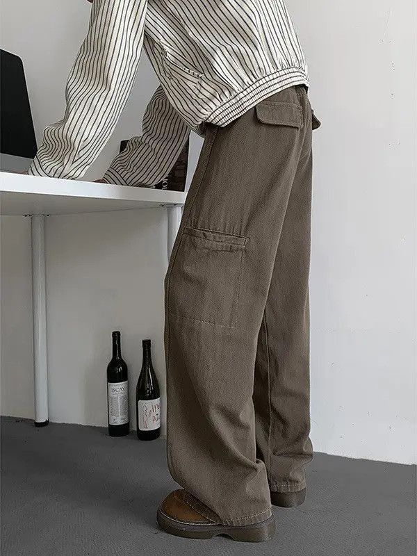Japanese Brand Retro loose wide leg patchwork jeans Size US 32 / EU 48 - 4 Thumbnail