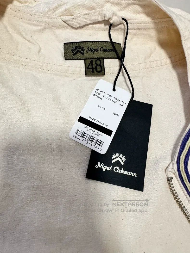 Nigel Cabourn Nigel Cabourn Zipper Henry collar baseball shirt Size US M / EU 48-50 / 2 - 3 Thumbnail