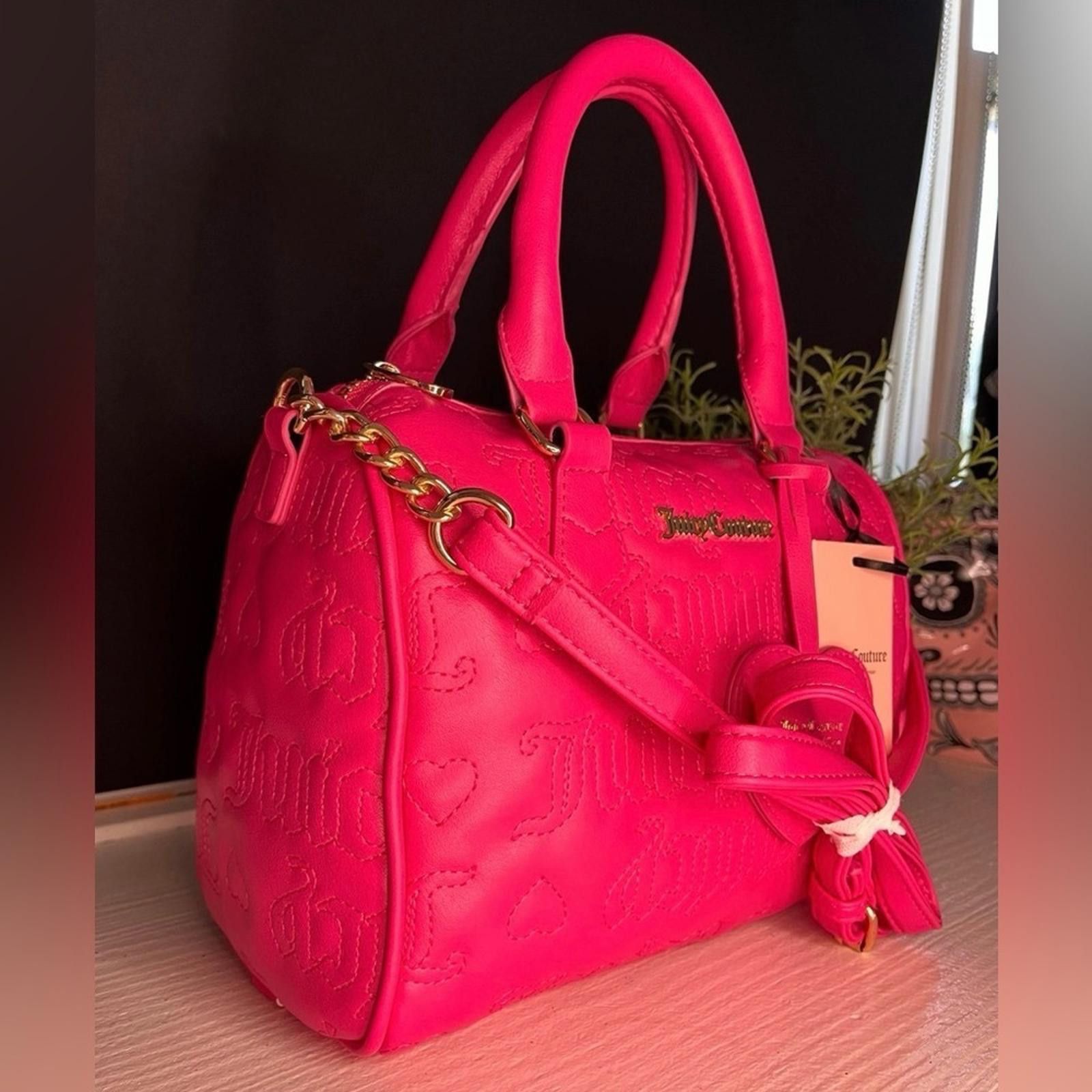 Juicy Couture Juicy Couture Best Sellers Fame Satchel Pink Flash NWT​​ Size ONE SIZE - 2 Thumbnail