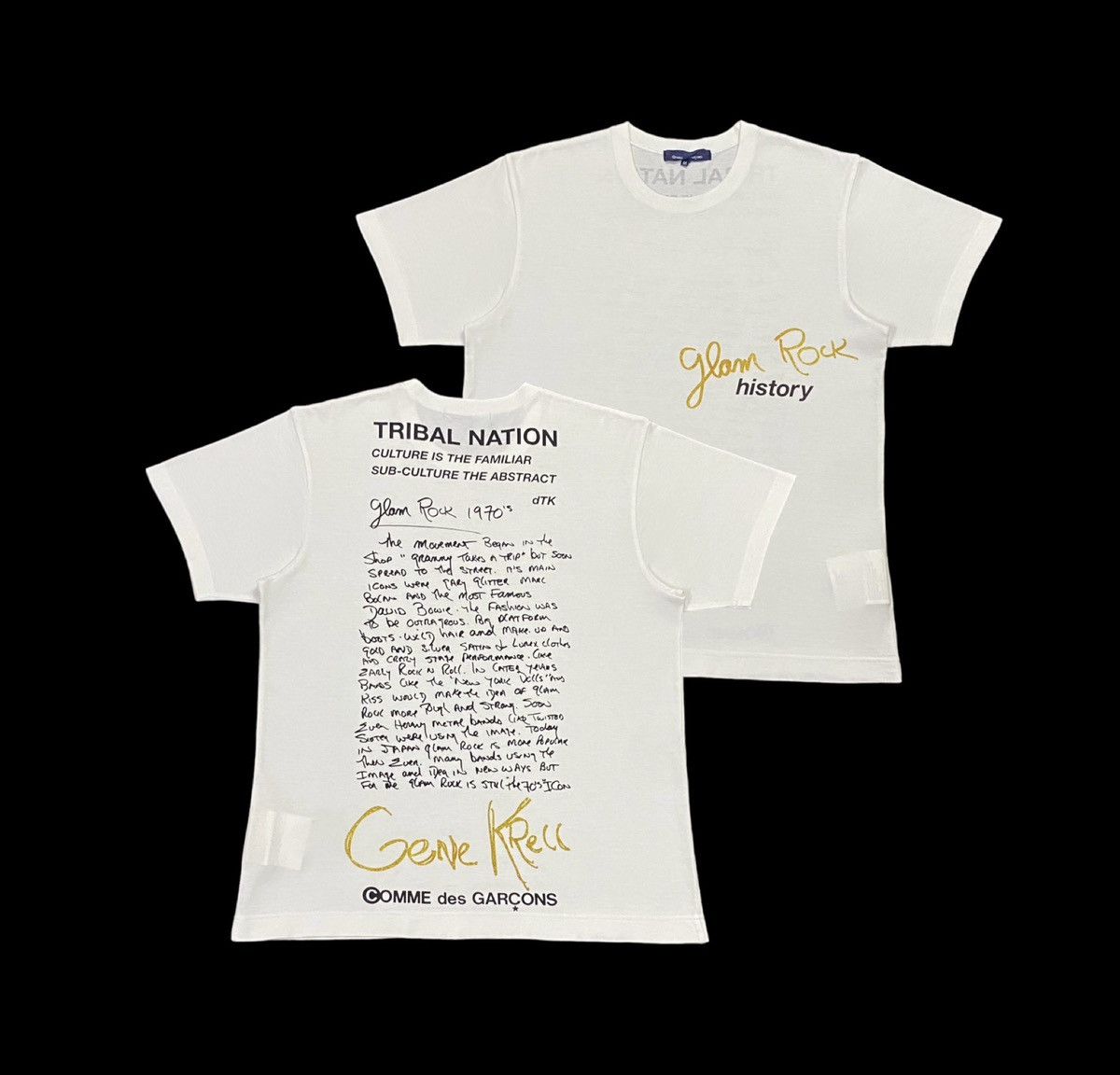 Comme des Garcons AD2002 Comme Des Garçons Gene Krece Glam Rock History Shirt Size US M / EU 48-50 / 2 - 1 Thumbnail