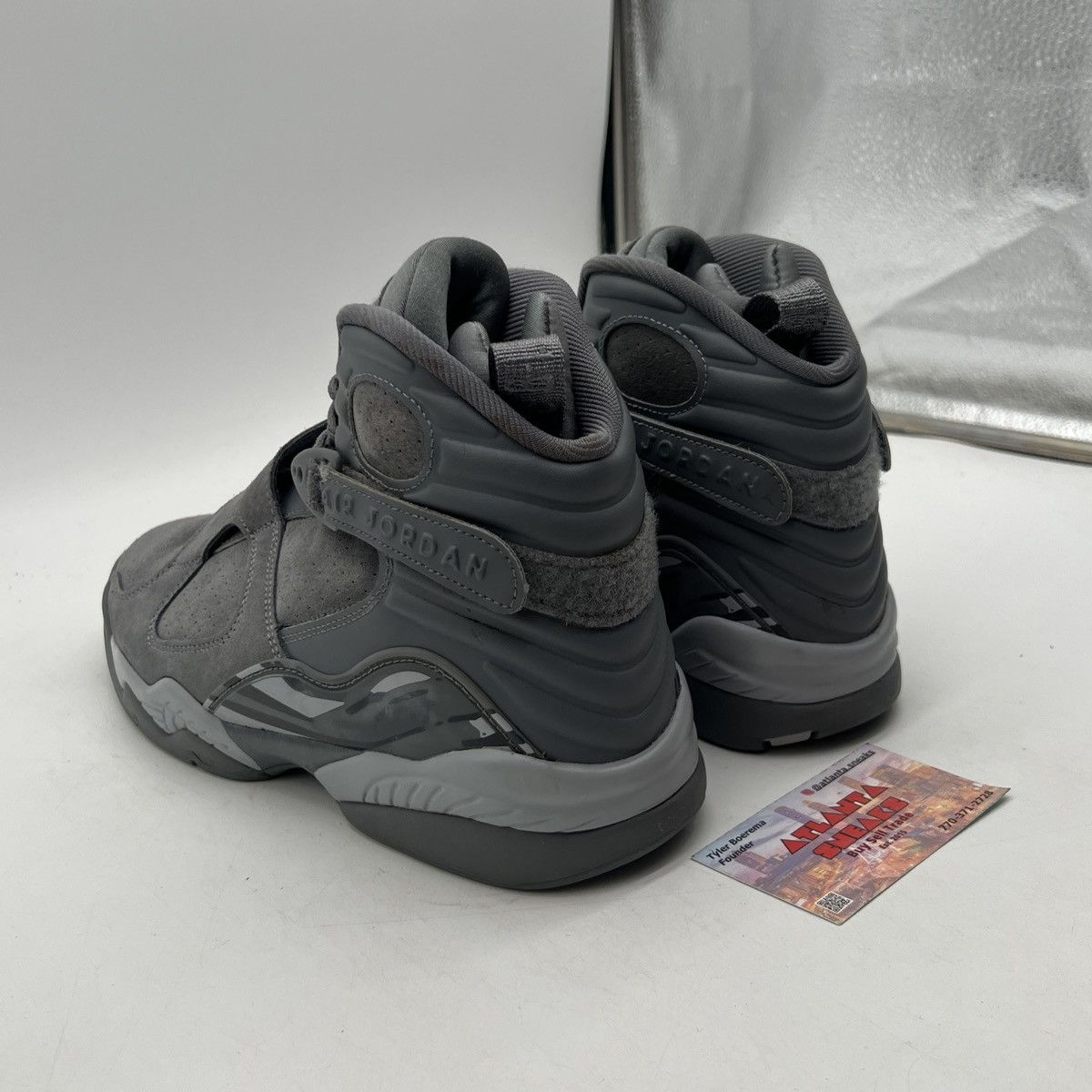 Jordan Brand Air Jordan 8 Cool grey Size US 9.5 / EU 42-43 - 4 Thumbnail