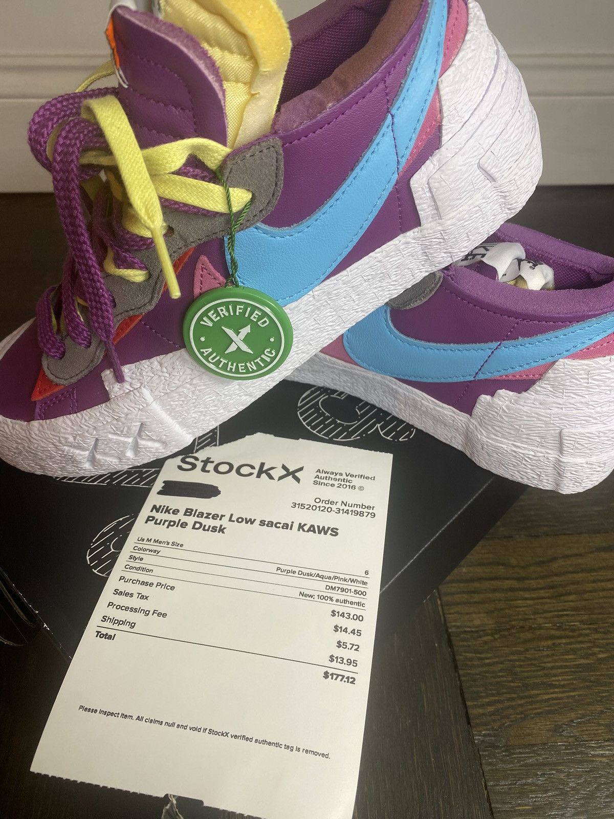 Kaws × Nike × Sacai Nike x sacai x kaws blazer low Size US 6 / EU 39 - 6 Thumbnail
