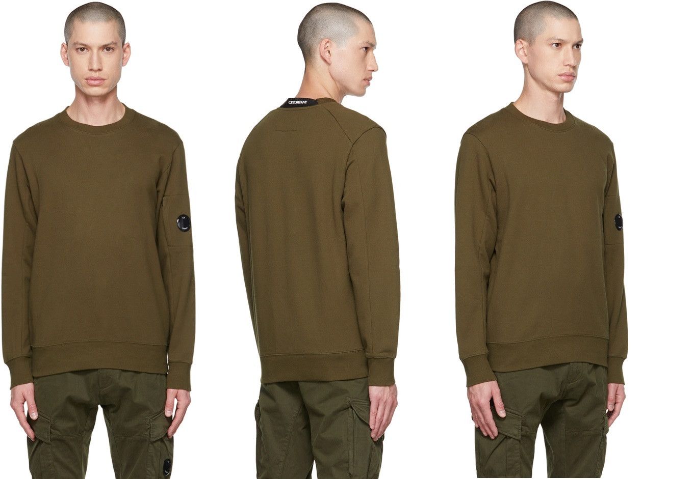 C.P. Company Diagonal Raised Fleece Sweatshirt Size US L / EU 52-54 / 3 - 10 Thumbnail