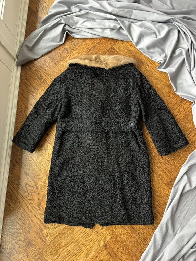 Cccp × Vintage True Vintage Astrakhan Fur Coat 70s Persian Lamb Hair Wool Size M / US 6-8 / IT 42-44 - 7 Thumbnail
