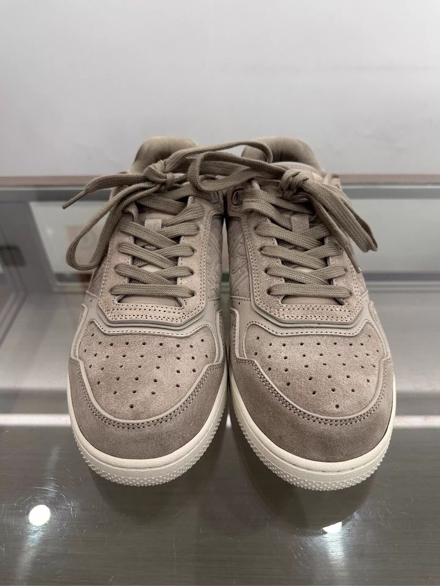 Dior Dior B27 Side Logo Gray Suede Men's Sneaker 42 Size US 9 / EU 42 - 3 Thumbnail