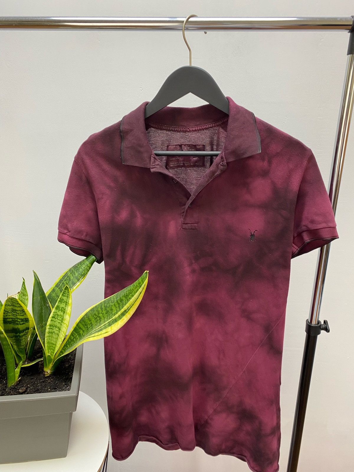 Allsaints Allsaints Tie Dye Polo T-shirts Size US M / EU 48-50 / 2 - 5 Thumbnail