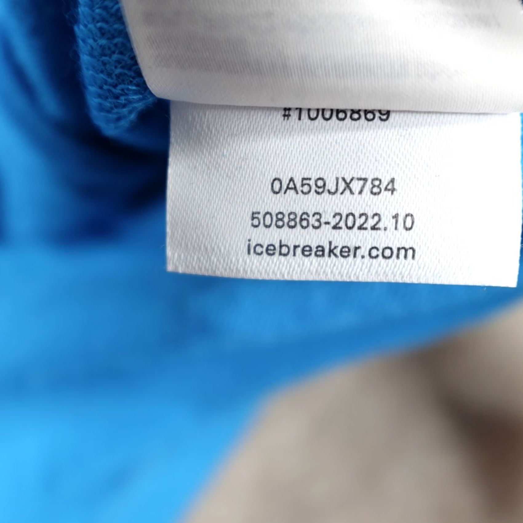 Icebreaker Icebreaker Mens Sweater Medium Blue Green Teal Full Zip 100% Wool Size US M / EU 48-50 / 2 - 5 Thumbnail