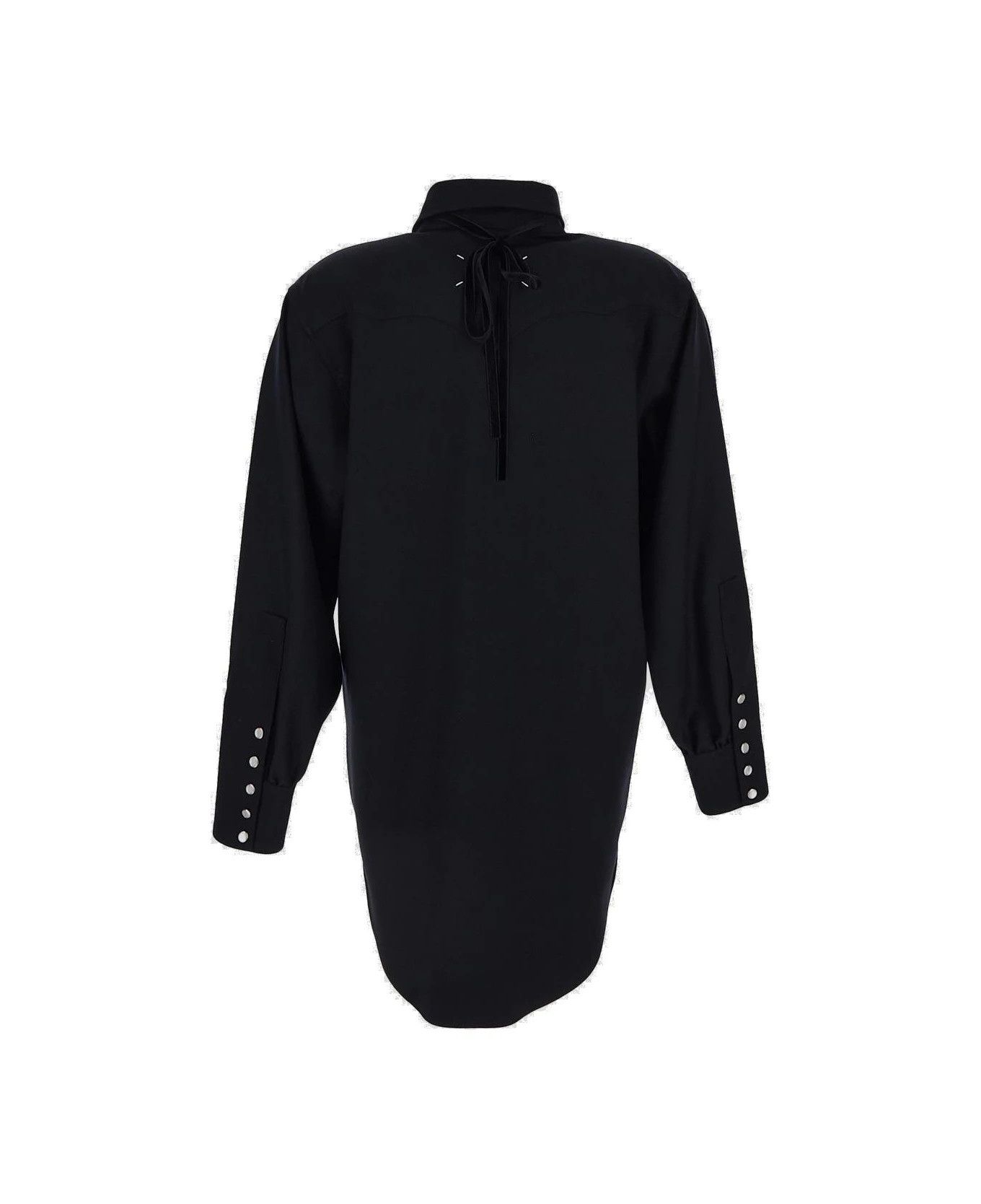 Maison Margiela oc11z0925 Pendleton Reversible Shirt in Black Size XS / US 0-2 / IT 36-38 - 2 Thumbnail