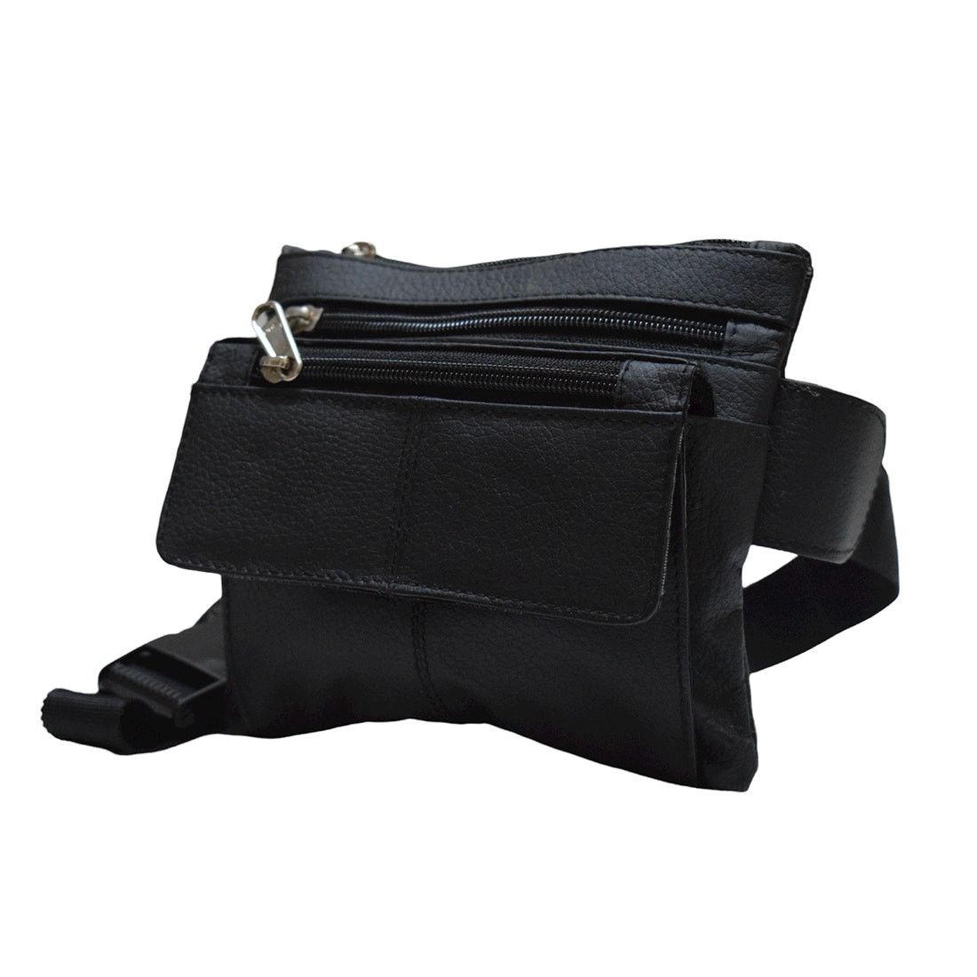 Handmade Women's Brand New Black Leather Crossbody Phone Bag Size ONE SIZE - 4 Thumbnail