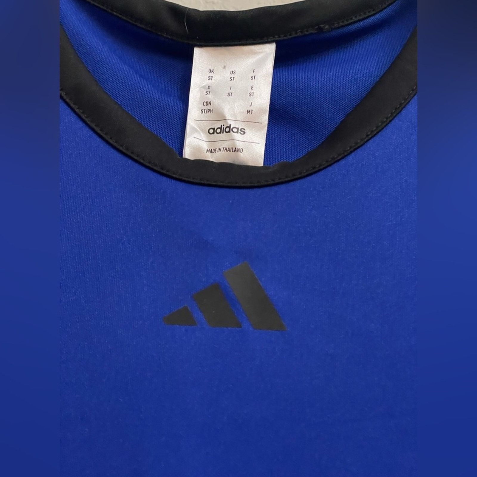 Adidas Adidas 3G Speed Tank in Lucid Blue/Black - Size Small Tall Size US S / EU 44-46 / 1 - 5 Thumbnail