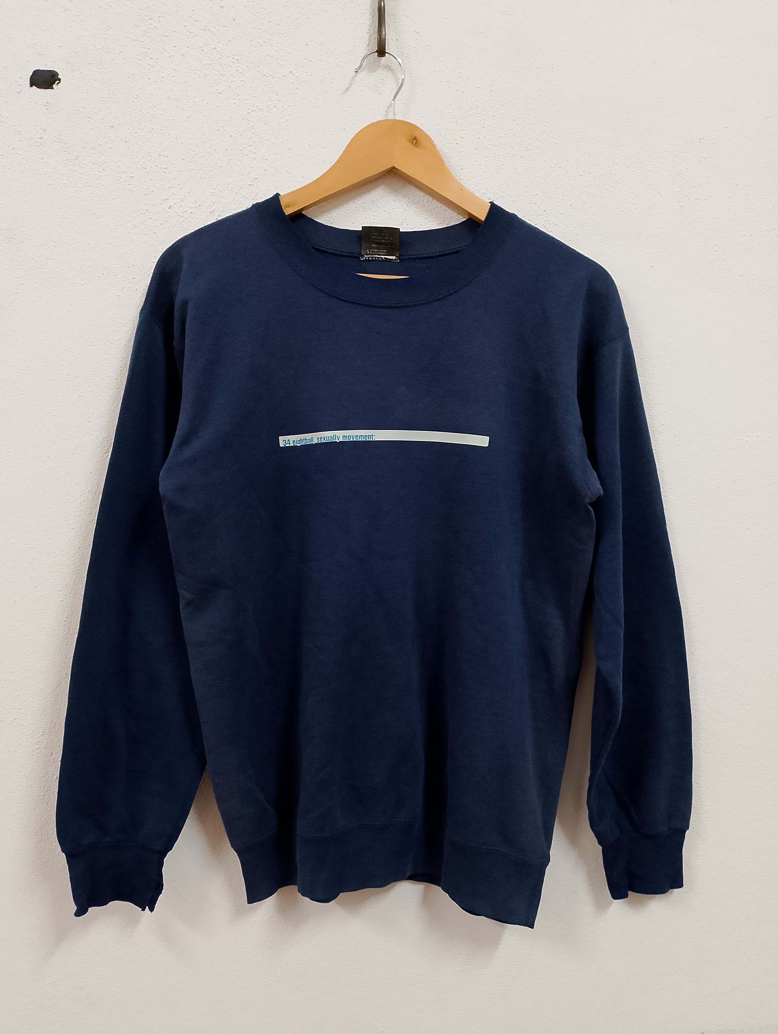 Vintage Vintage 90s Eightball USA Sweatshirt Size US M / EU 48-50 / 2 - 1 Thumbnail