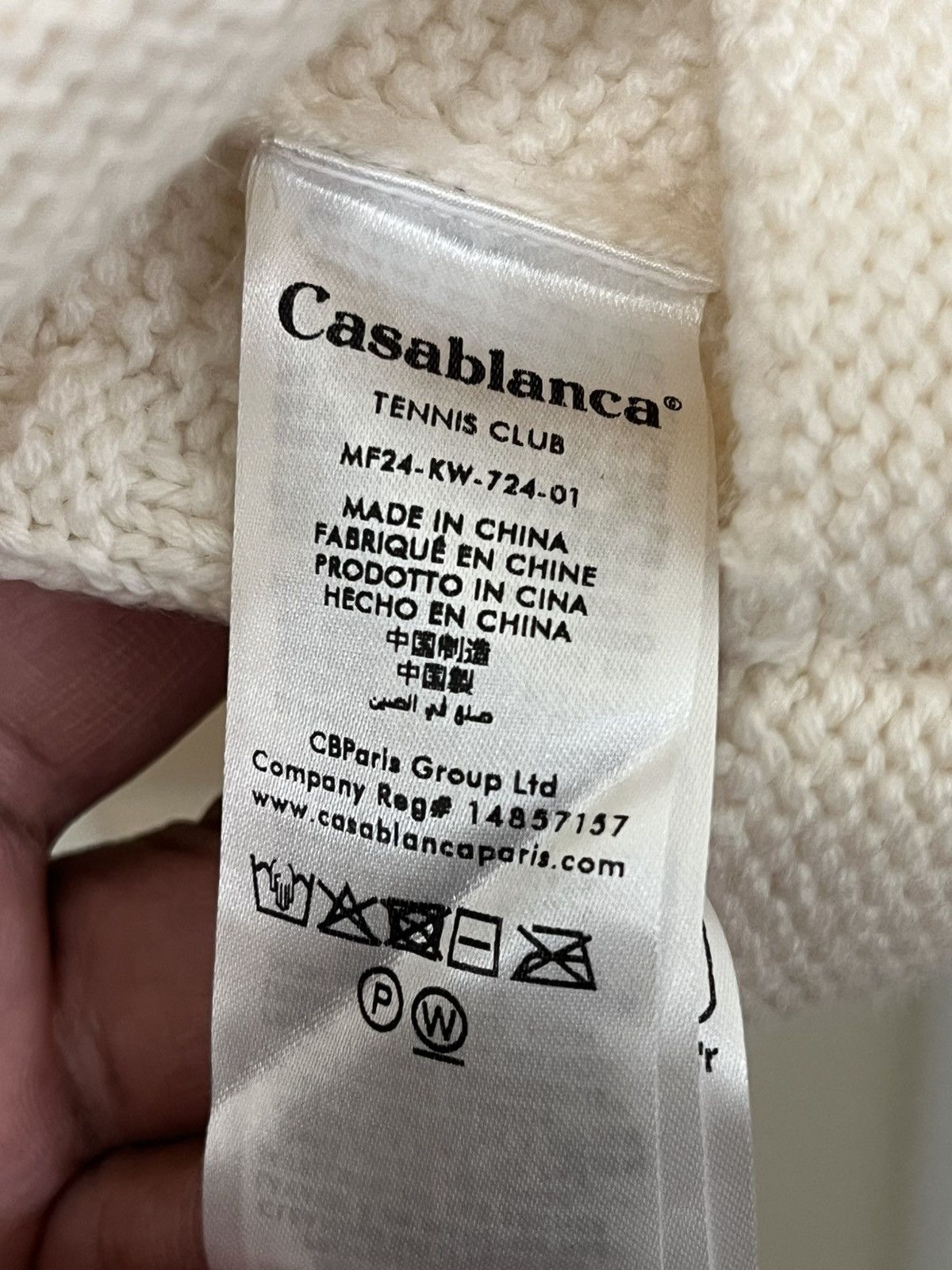 Casablanca Casablanca Knit Cardigan Sz XL Size US XL / EU 56 / 4 - 8 Thumbnail