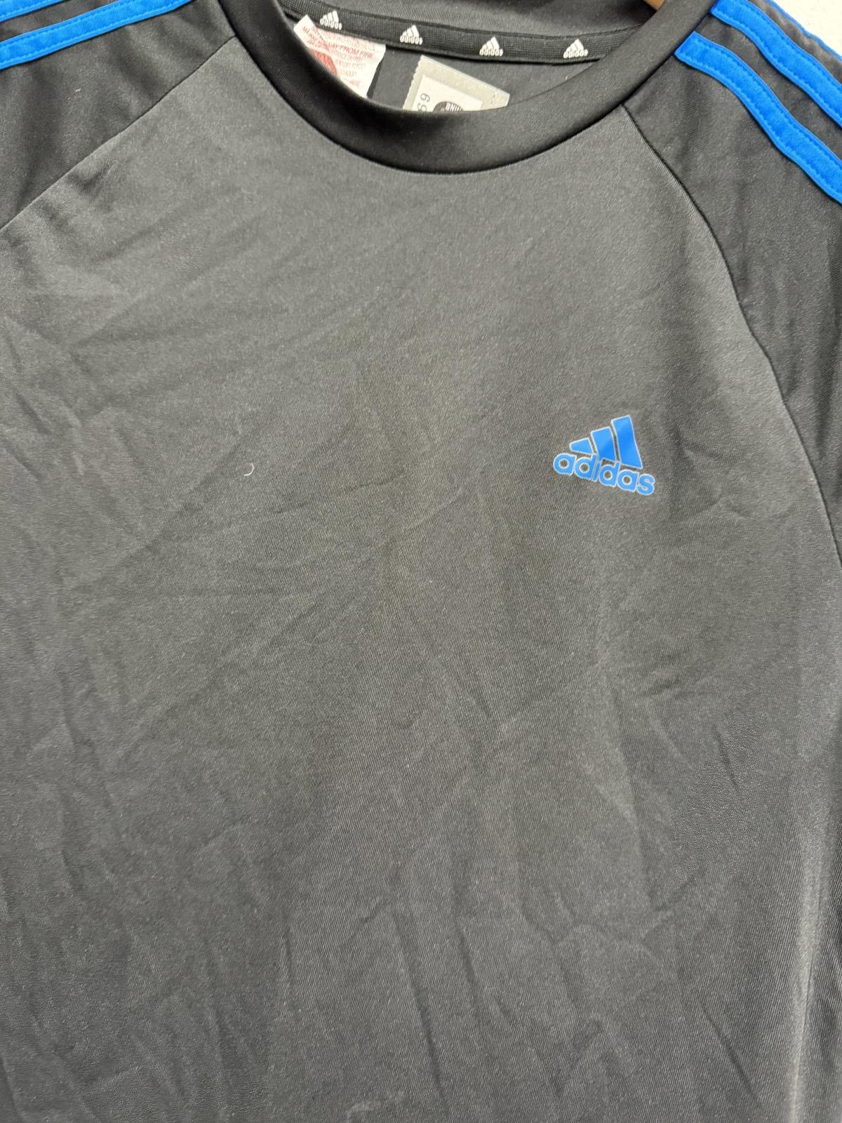 Adidas Adidas Black and Blue Activewear T-Shirt Size ONE SIZE - 3 Thumbnail