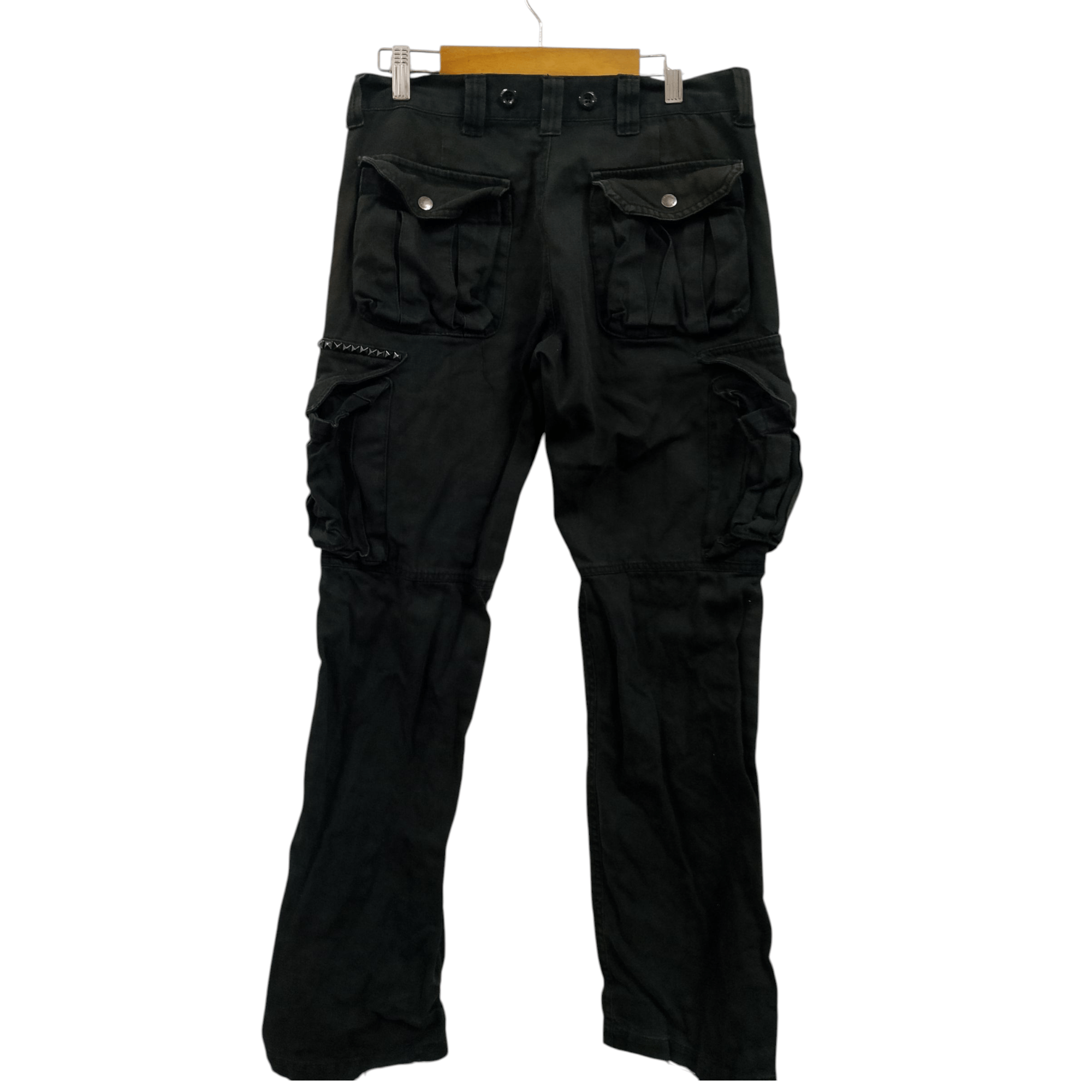 In The Attic Vintage InTheAttic Cargo Pants Y2K Gothic Punk Utility Style Size US 32 / EU 48 - 2 Thumbnail