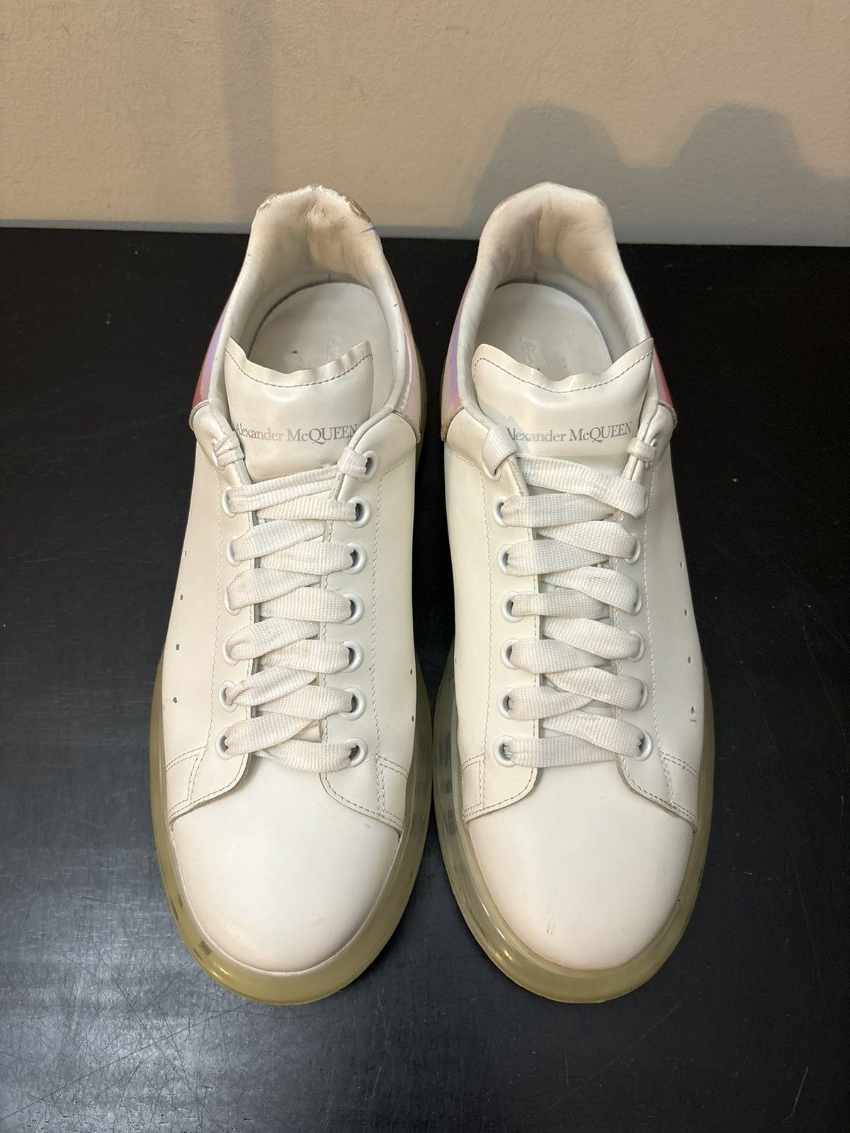 Alexander McQueen Alexander McQueen Oversized Sneaker Reflective Clear Sole Size US 12 / EU 45 - 2 Thumbnail