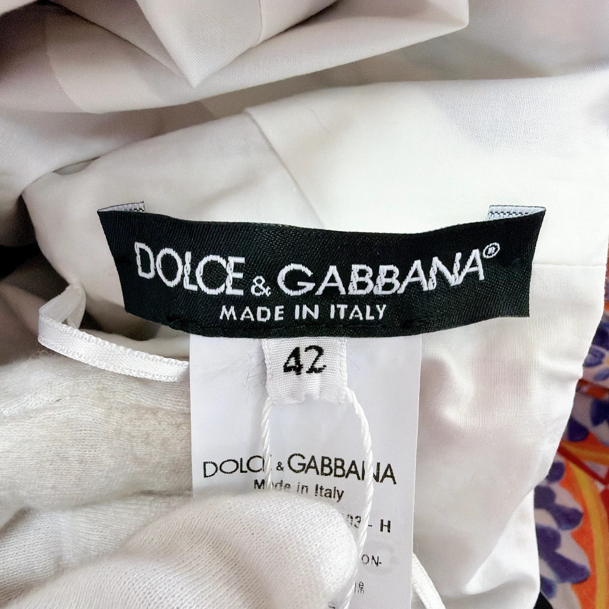 Dolce & Gabbana Dolce&Gabbana Printed Dress Size 42 New With Tags Size M / US 6-8 / IT 42-44 - 7 Thumbnail