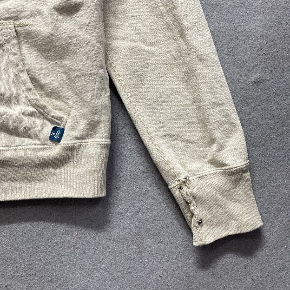 45rpm Vintage 45rpm Beige Full Zip Hoodie Made in Japan Size US S / EU 44-46 / 1 - 4 Thumbnail