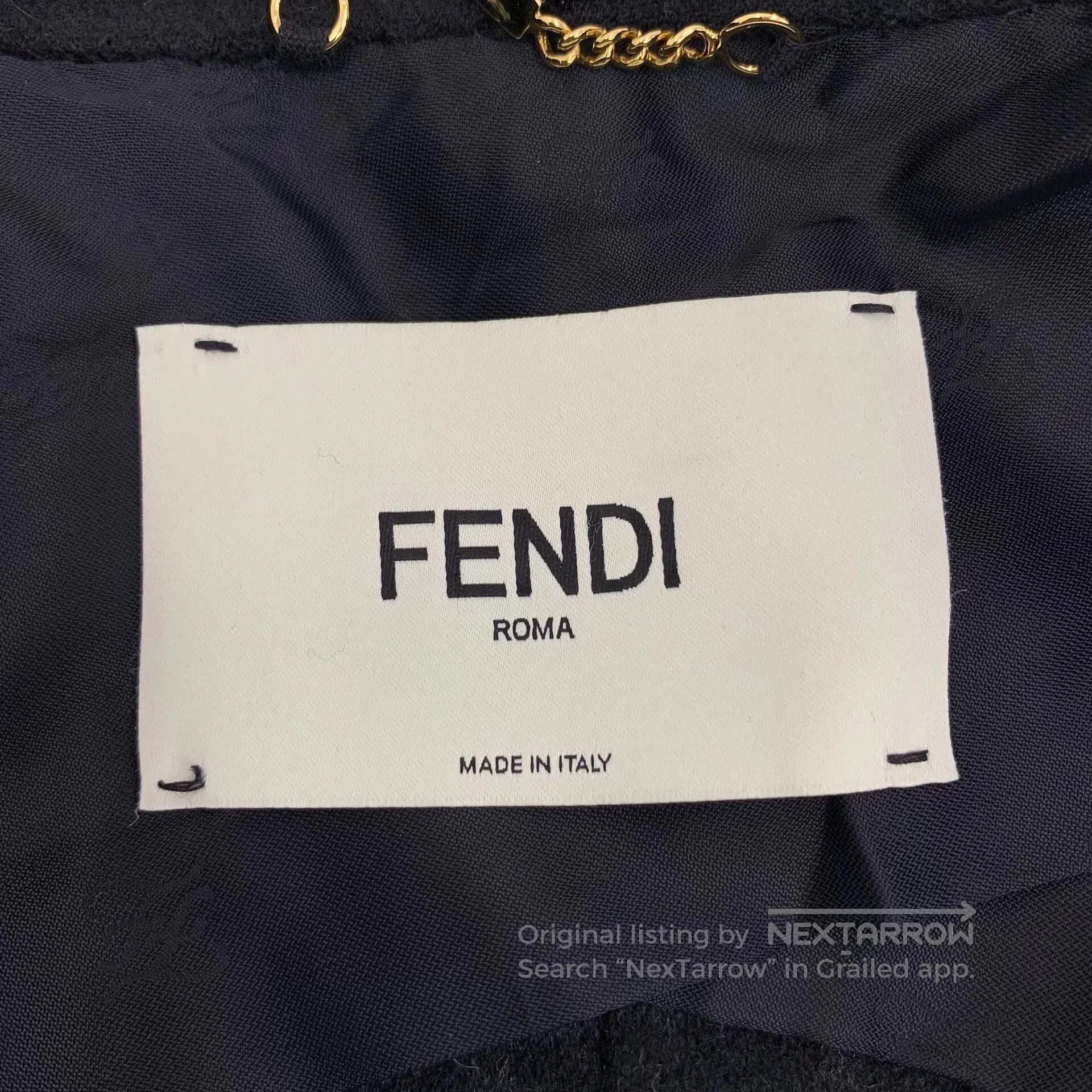 Fendi fendi black wool double-breasted coat. Size US S / EU 44-46 / 1 - 6 Thumbnail