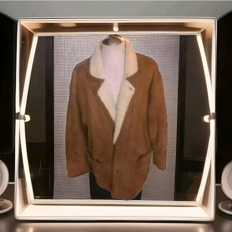 Other Genuine Shearling Leather Jacket Vintage USA SIZE 52 Size US L / EU 52-54 / 3 - 3 Thumbnail