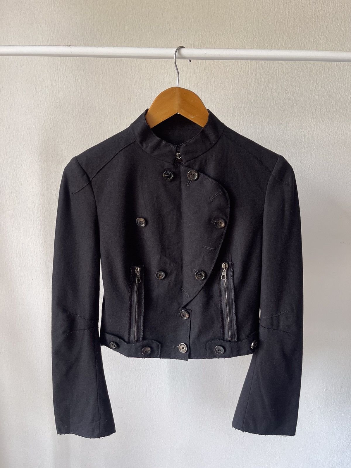 Alexander McQueen 2000s AlexanderMcqueen Wool Punk Zip Style Jacket 96 Size US XS / EU 42 / 0 - 2 Thumbnail