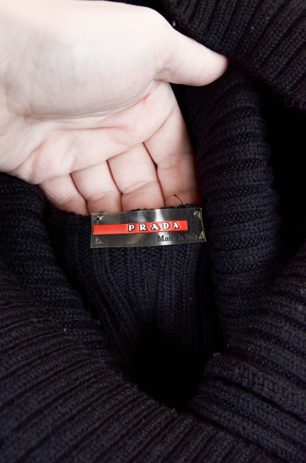 Prada Prada Ribbed Turtleneck Knit Sweater – Size 46 Size L / US 10 / IT 46 - 6 Thumbnail