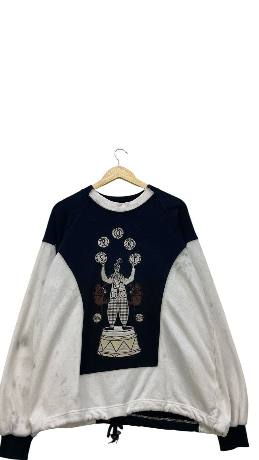 Jean Charles De Castelbajac 💥Vintage Castelbajec Circus Embroidery Pullover Sweatshirt Size US M / EU 48-50 / 2 - 3 Thumbnail