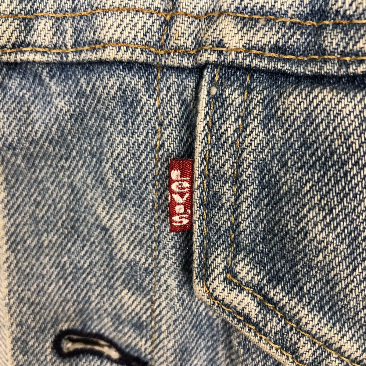 Levi's 📌Vintage Trucker Denim Jacket Distressed Levi's Made in Usa Size US M / EU 48-50 / 2 - 19 Thumbnail