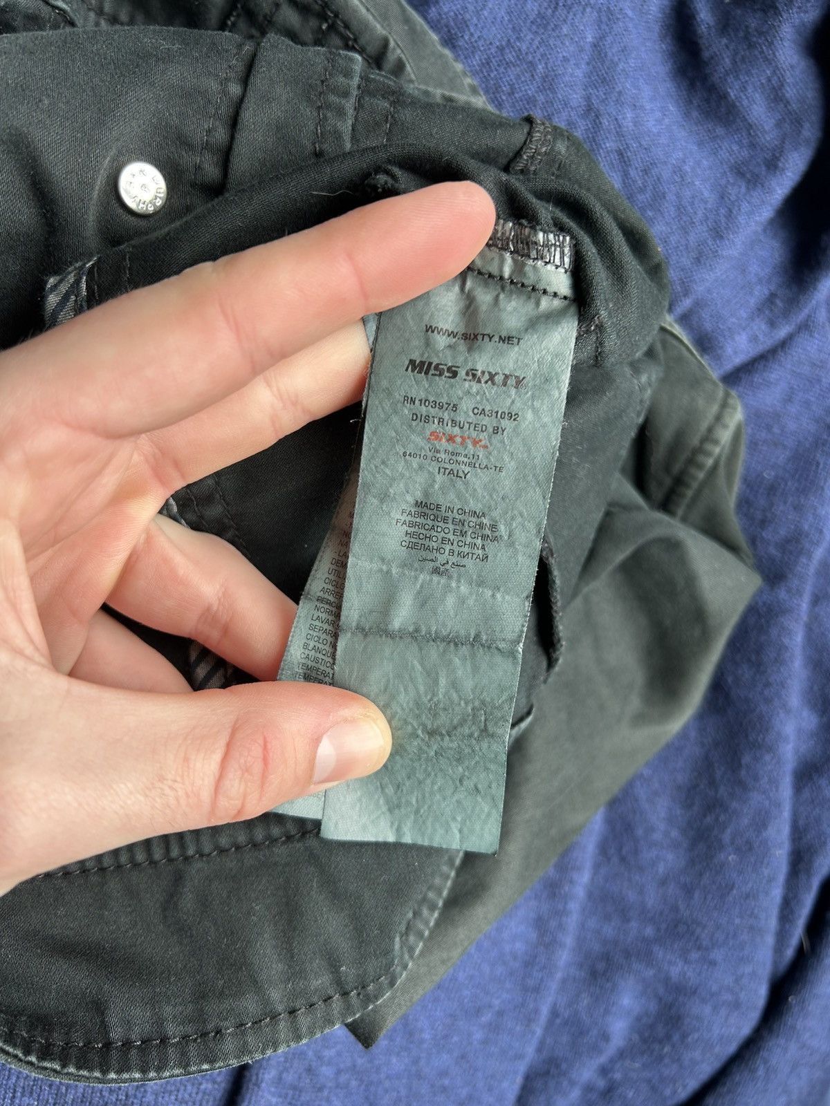 Miss Sixty Miss Sixty Faded Y2K Denim Jacket Avantgarde Style Size S Size S / US 4 / IT 40 - 9 Thumbnail