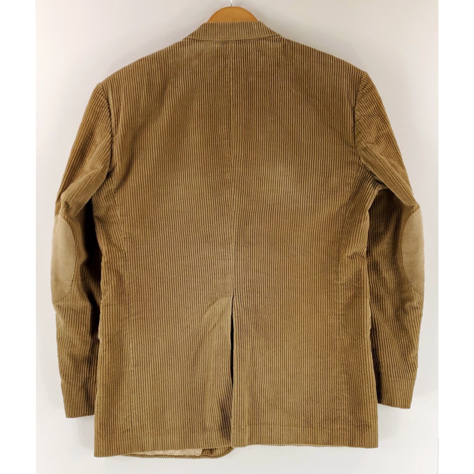 Lands' End Lands' End VTG Corduroy Blazer Jacket Sportscoat Suede Elbows Brown Mens L R 41 Brown Size 42R - 6 Thumbnail