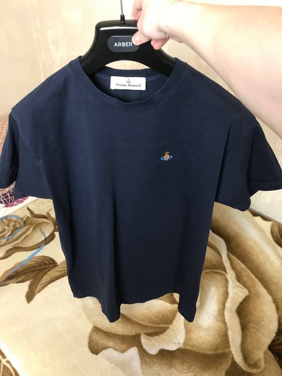 Vintage × Vivienne Westwood 🔥 Vintage Vivienne Westwood Orb Logo T shirt Navy Classic Size US M / EU 48-50 / 2 - 7 Thumbnail